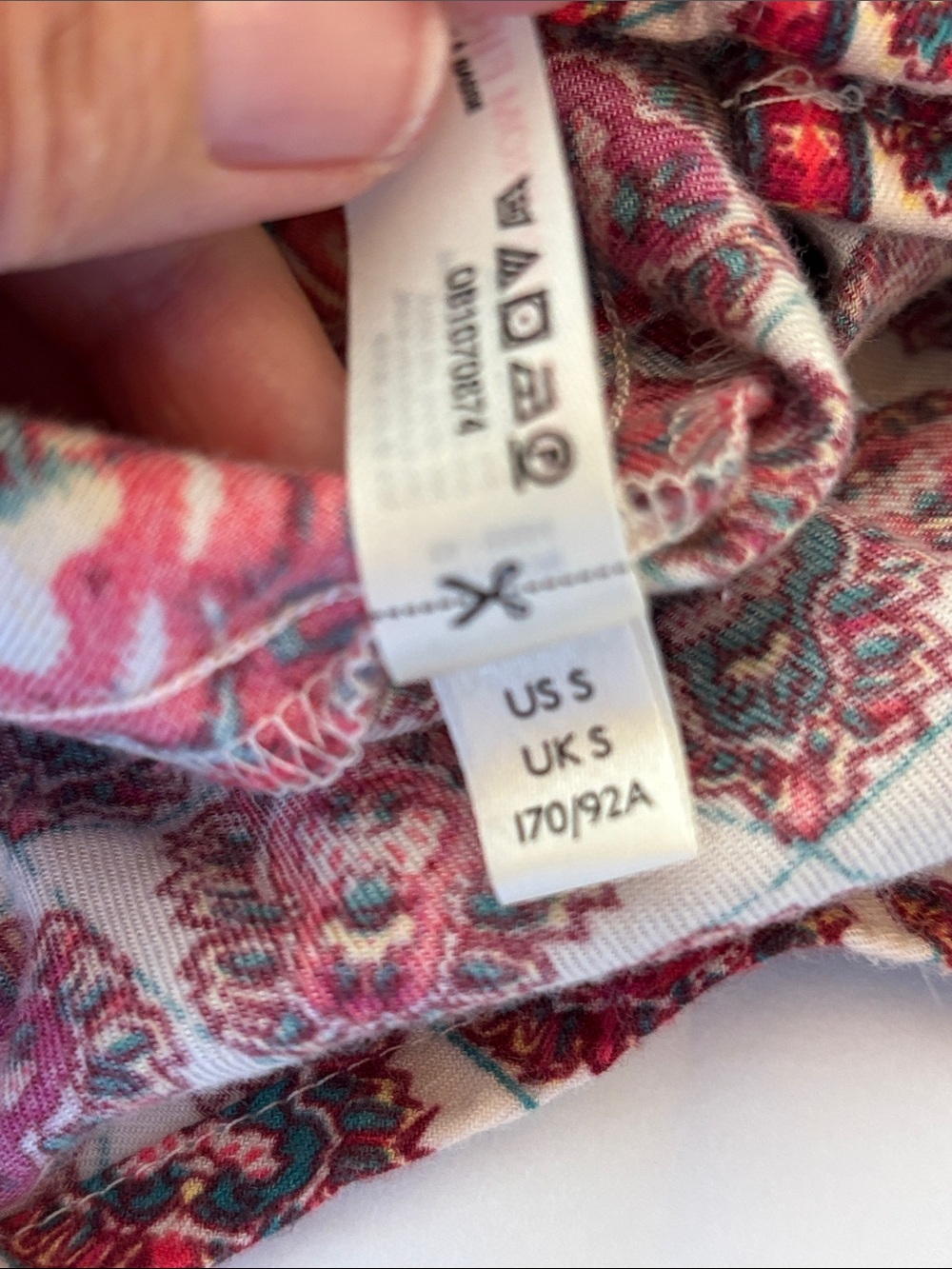 Free People We The Free Cotton Sleep Shirt Happy Holibabe Size Small - Picture 9 of 9